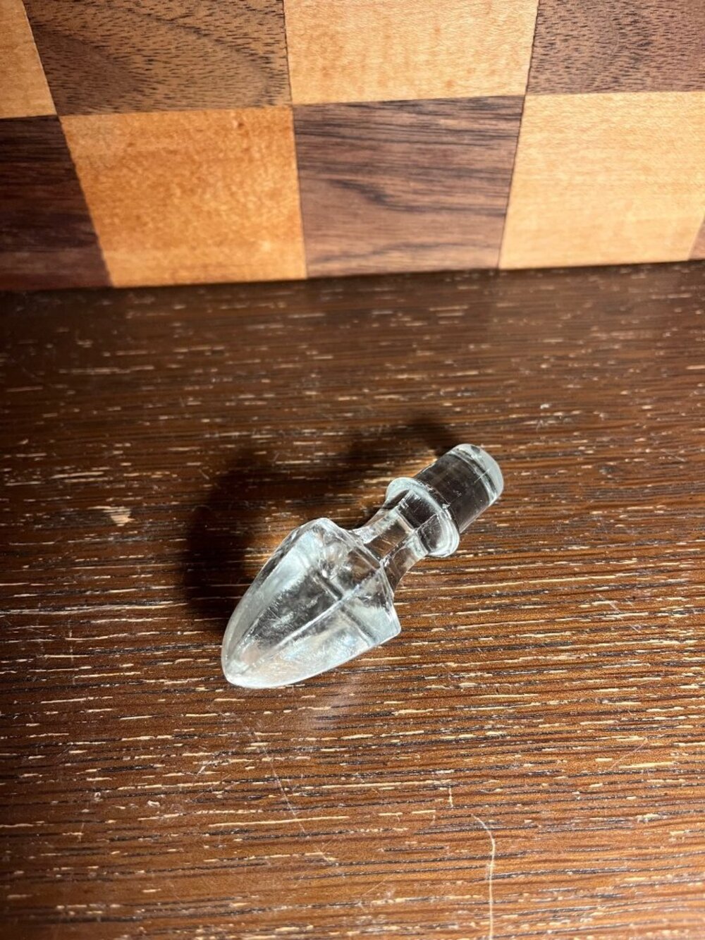 Clear Glass Bottle Stopper A1147